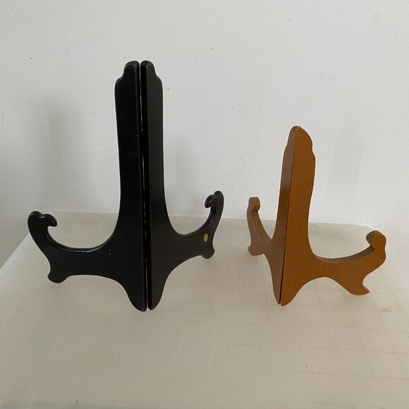 Set of 4 Stands (2 Wood & 2 Metal) - Picture 4 of 8